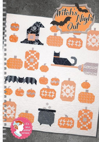 Witch's Night Out- Quilt pattern By It's Sew Emma