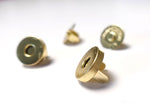 18mm Magnetic Snap Gold Finish Set of 2