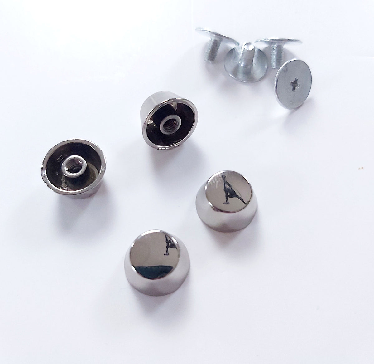 Screw In Bag Feet Silver pack of 4 R.j.A.f. MAKES