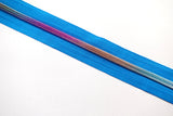 No5 Rainbow Teeth Nylon Zips Sold in Packs of 1 1/2 metre lengths