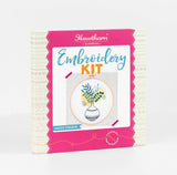 Green Fingers Flowers Hand Embroidery Kit - By Hawthorn