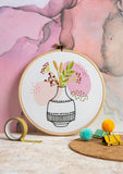 Meadow Stroll Flowers Hand Embroidery Kit - By Hawthorn