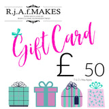 R.j.A.f. MAKES E Gift Cards