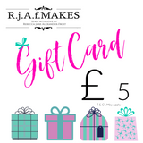 R.j.A.f. MAKES E Gift Cards