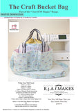 DIGITAL DOWNLOAD "The Craft Bucket Bag" Sewing Pattern
