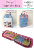 DIGITAL VERSION "PART 2 Keep it Together Bag" Sewing Pattern
