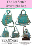PAPER PATTERN "The jet Setter OverNight Bag" Sewing Pattern