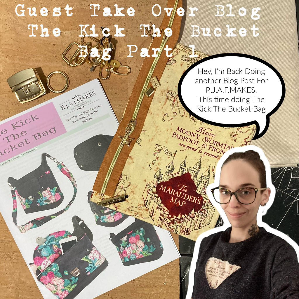 Part 1 Of Lily's Latest Club Bag Make (The Kick The Bucket Bag-Pattern due out for release late Demember )