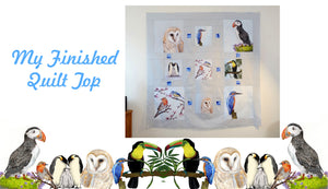 Bird Panel Quilt Along Week 3 Blog Post 2