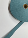 Webbing: Cotton:  25mm ( 1 inch) wide Sold by the Half Metre