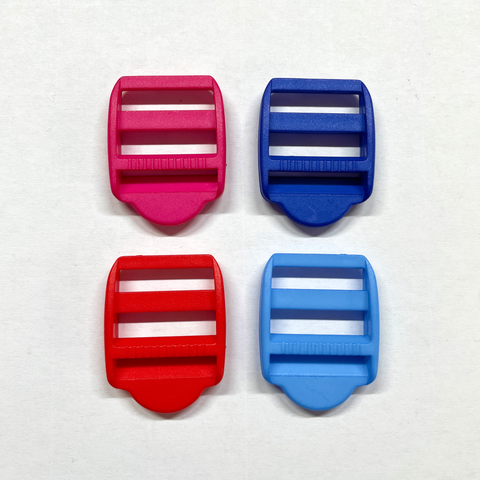 Plastic Adjustable Sliders for Backpacks -Set of 4-comes in 4 colours