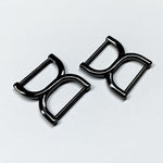 1 inch DD Rings Strap Connectors - Gun Metal- Comes in packs of 2