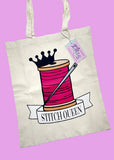 Stitch Queen Tote Bag
