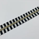 Humbug - Gold teeth- No5 Zipper tape comes as 1-1/2 metre Packs