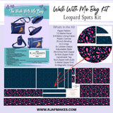The Walk With Me Cotton Panel Kit- Including Bag Hardware and Paper Pattern