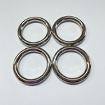 Pack of 4 Solid Cast 1-1/4 inch Hoops