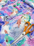 Funky Play House- Digital Printed 100% Quilters Weight Cotton- Designed By Becky Alexander-Frost- Sold by the 1/2 metre