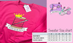 Stitch Queen sweater Comes in Black. (limited Stock More coming )