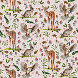 Trio Adventures - Forest Friends - Digital Printed 100% Quilters Weight Cotton- Designed By Becky Alexander-Frost- Sold by the 1/2 metre