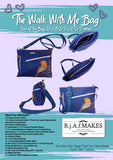 The Walk With Me Cotton Panel Kit- Including Bag Hardware and Paper Pattern
