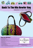 Back to the 80's Bowler bag - Cotton Panel Kit- Including Bag Hardware and Paper Pattern