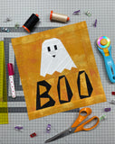 DIGITAL DOWNLOAD VALUE PATTERN- VALUE QUILT BLOCK SERIES (BOO- The Friendly Ghost)  2023 Quilt Pattern