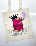 Stitch Queen Tote Bag