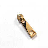 Chunky square cut out No.5 Zip Pull 1 per pack comes in 4 colours
