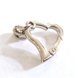 Chunky Heart snap ring No.5 Zip Pull 1 per pack come in 2 colours