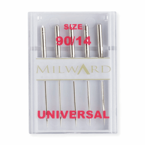 Milward Universal Pack of 5 Sewing machine needles 90/14 size