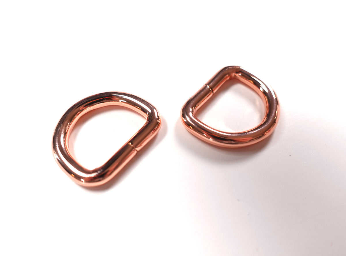 20mm D-Rings Rose Gold Set of 2 – R.j.A.f. MAKES