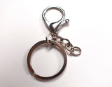 Split ring lobster clasp key-ring