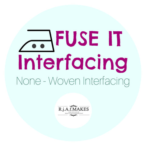 FUSE IT None-woven Iron On Interfacing White Sold by the 1/2 Metre