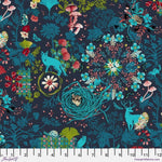 Land Art II- Navy-  FreeSpirit -Sold by the 1/2 metre