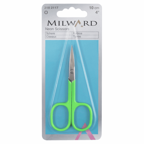 Milward Scissors: Embroidery: 10cm: Neon Green