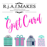 R.j.A.f. MAKES E Gift Cards