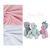 Maisie and Milo Bear Fabric, Joints and Eye Kit SMALL 12 Inches Tall - Comes in 4 Colours