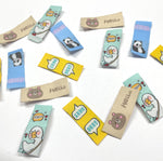 Multipack Woven Slip Pocket Labels 8 sets in stock