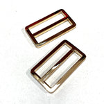 1-1/2 Inch Sliders Gold Finish Set of 2 (Has a Fixed Centre Bar)