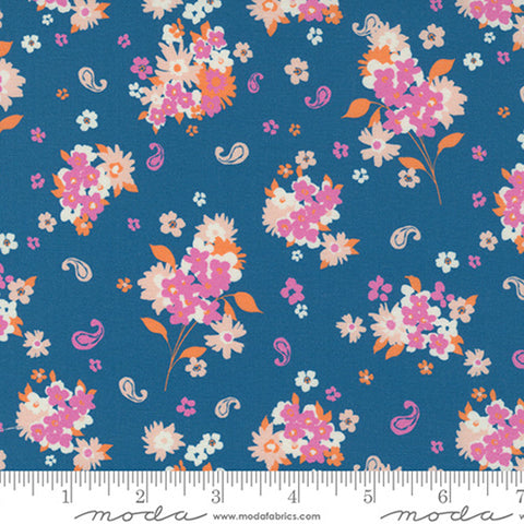 Moda Fabrics- Paisley Rose By Crystal Manning – Horizon- SOLD BY THE HALF METRE