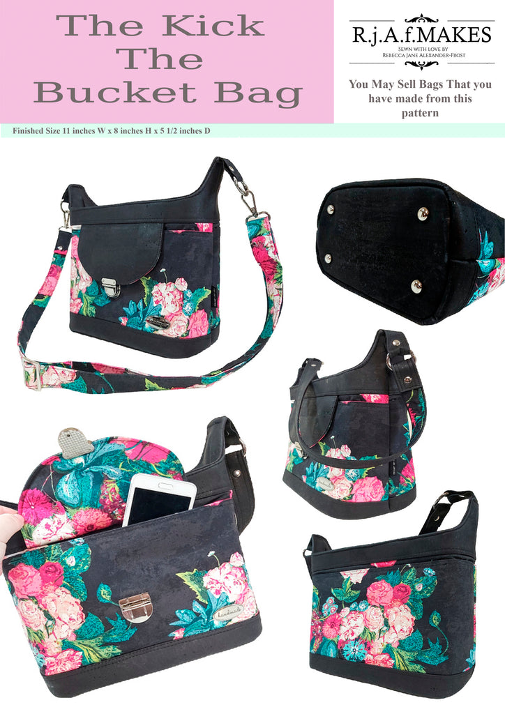 Bucket Bag Paper Pattern Paper Pattern